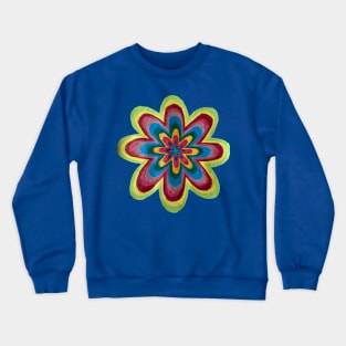 Abstract Flower 3 Crewneck Sweatshirt